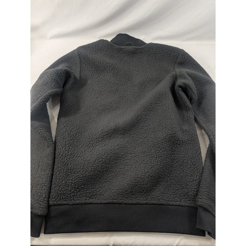 Men's North Face Mens Heavy Pile Fleece Black Lined X-Small Full Zip Jacket